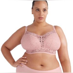 NWT Knix Longline Lace Bralette in Rose Water, XXXXL+